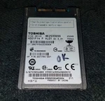 Toshiba MK2533GSG Micro Sata 250GB Hard Drive 1.8 For Hp Elitebook 2530P 2730P. Fixed Price $25.00.