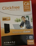Clickfree C6 Automatic Backup For Pcs And Portable. Fixed Price $56.00.