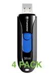 Pack Of 4 Transcend 32GB Each Jetflash Usb 3.1 Memory Thumb Storage Drives. Fixed Price $15.50.