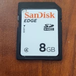 Sandisk Edge 8GB Sdhc Class 4 Secure Digital Flash Memory Card. Fixed Price $23.17.