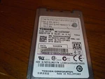 Toshiba 160GB Internal 5400RPM 1.8" (MK1633GSG) Hdd. Fixed Price $12.99.