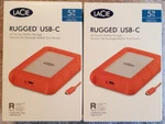 Lot Of 2 New! Sealed! Lacie Rugged Mini 5TB External Drive Hdd Usb-c. Fixed Price $349.99.