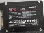 Samsung 860 Pro 2.5" 512GB Sata Iii Solid State Drive - Black (MZ7KH512HAJQ). Fixed Price $65.00.