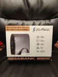 I/o Magic 250GB Usb 2.0 7200RPM 8MB 3.5 Oval Gray Enclosure With Stand. Fixed Price $30.00.