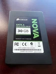 Corsair 60GB SATA2 Nova 2.5" Solid State Drive P/n CSSD-V30GB2A. Fixed Price $24.89.