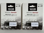 ( Pack ) Wintec Filemate 16GB Usb 2.0 Flash Drive - New Black And White. Fixed Price $12.99.