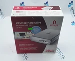 Iomega Desktop Hard Drive Pc/mac 250GB Hi Speed Usb 2.0 Unopened. Fixed Price $21.59.