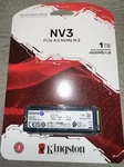 Kingston 1TB M.2 2280 Pcie 4.0 Nvme Internal Ssd Up 6000MB/S SNV3S/1000G. Fixed Price $149.00.