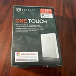 Seagate One Touch Ssd 1TB External Portable Silver - New In Open Box. Fixed Price $109.95.