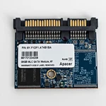Apacer Ssd 8GB Mlc Sata Module Solid State Drive Pn: 8Y.F1DF1.AT4B1BA Half Slim. Fixed Price $12.95.
