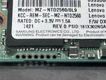 Lot Of Samsung 256GB MZ-NTD2560/0L9 Ssd MZNTD256HAGGL0000L9. Fixed Price $129.99.