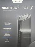 Netgear Nighthawk RS90 BE3600 Dual-band Wifi 7 Router. Fixed Price $79.99.