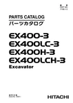 Hitachi EX400-3 EX400LC-3 EX400H-3 EX400LCH-3 Excavator Parts Catalog Manual. Fixed Price $129.00.