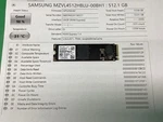 512GB Samsung M.2 Nvme Ssd 2280 PM9B1 GEN4X4 - Good 98% Health Low Hours. Fixed Price $59.00.