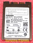 New Oem Dell 0X812M Toshiba 160GB 5400RPM Sata 1.8" Hard Drive MK1629GSGF. Fixed Price $29.99.
