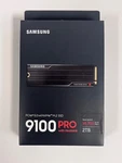 New Samsung Ssd 9100 Pro With Heatsink 2TB Pcie 5.0X4 M.2 2280 MZ-VAP2T0CW. Fixed Price $458.95.