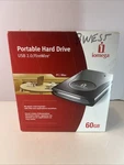 Iomega Portable Hard Drive Usb 2.0/FIREWIRE 60 Gb Model 16DG04007M Used/tested. Fixed Price $39.97.