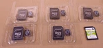 (lot Of 6) Kingston Micro Sd Adapter (5) 64 Canvas Select Plus & (1) 128GB. Fixed Price $59.99.