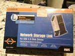 Linksys NSLU2 Network Storage For Usb Disk Drives Brand New Sealed. Fixed Price $21.24.