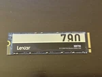 Lexar NM790 2TB M.2 2280 Pcie GEN4X4 Nvme Internal Ssd Black - Barely Used!. Fixed Price $279.99.