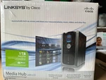 Linksys By Cisco - Media Hub With Lcd Nmh 400 Series 1TB Hard Drive. Fixed Price $89.00.