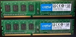 Crucial 8GB Ram Kit (2X CT51264BD186DJ.M8FP 4GB DDR3L-1866 Udimm 1.35V CL13). Fixed Price $19.99.