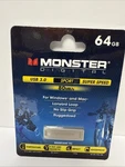 Monster Digital Flash Drive Usb 3.0 64GB. Fixed Price $16.95.