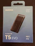 Samsung T5 Evo 4TB Portable Ssd Usb 3.2 Gen 1 External MU-PH4T0S/AM. Fixed Price $449.99.