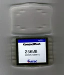 Stec Cf 256MB Compactflash Memory Card With Free Plastic Case. Fixed Price $9.99.