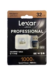 Lexar Professional 1000X 32GB Microsdhc Uhs-ii Memory Card 150MB/S W/ Usb 3.0. Fixed Price $14.99.