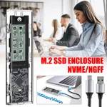 10GBPS M.2 Nvme 2280 Ssd Enclosure Smart Display Adapter Usb 3.2 Drive Case. Fixed Price $17.99.