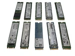 Lot Of 10 256GB Ssd Nvme M.2 Multibrand Check The Description Please. Fixed Price $324.99.