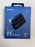 New Samsung 4TB Portable Ssd T7 Shield Usb 3.2 Gen Black MU-PE4T0S/AM. Fixed Price $649.95.