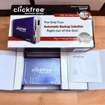 Clickfree Automatic Backup Drive 500GB External Computer Storage New Open Box. Fixed Price $24.34.