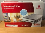 Iomega Desktop Hard Drive, 320 Gb 7200 Rpm Hi-speed Usb 2.0 Pc/mac. Fixed Price $13.00.