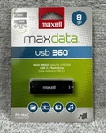 Maxell Maxdata 8GB Usb 2.0 Flash Drive 360 High Speed Pc Mac Thumb Stick New. Fixed Price $30.00.