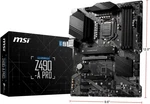 Msi Pro Z490-A Lga 1200 Intel Atx Motherboard. Fixed Price $344.77.