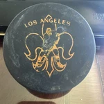 Vintage 1945 Pchl Western Pro Hockey League Los Angeles Blades Game Puck. Fixed Price $174.99.