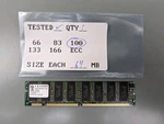 64MB PC100 Sdram Dimm Memory Stick, Centon 121796. Fixed Price $6.95.