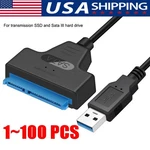 To 2.5" Sata Iii Hard Drive Adapter Cable/uasp Converter Lot. Fixed Price $41.59.