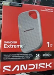 Sandisk Extreme Portable 1TB Up 2000 Mb SDSSDE7W-1T00-AW25 Ai Content Ready. Fixed Price $150.00.