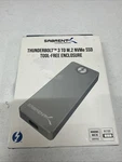 Sabrent Thunderbolt 3 Certified M.2 Nvme Ssd Tool-free Solid Aluminum Enclosure. Fixed Price $119.99.