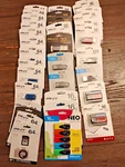 New Pny Bulk Lot 35X Usb Flash Drives 512GB,256GB,128 Mixed 3.0 3.2 2.0. Fixed Price $195.00.