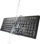 Buslink IRK32W-BK 104 Keys Usb I-rocks Black Accs Hand-washable Engraved Durable. Fixed Price $36.00.