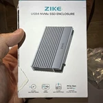 Zike USB4 Nvme External Ssd Enclosure, 3.8GB/S Read 3.1 Write. Fixed Price $60.00.