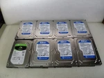 Lot Of 8 Mix Brand Seagate/western Digital 500GB Sata Hard Drive. Fixed Price $90.00.