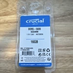 Crucial 16GB Sdram DDR5-5600 So-dimm Laptop CT16G56C46S5. Fixed Price $140.00.