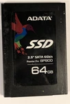 Adata 64 Ssd Solid State Drive 2.5" Sata 6GB/S Premier Pro SP900. Fixed Price $15.00.