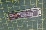 Samsung 860 Evo 1TB Ssd M.2 2280 Sata Solid State Drive MZ-N6E1T0 MZNLH1T0HALB. Fixed Price $124.99.