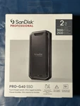 Sandisk Professional 2TB PRO-G40 Ssd Up To 2700MB/S, Thunderbolt 3. Fixed Price $624.09.